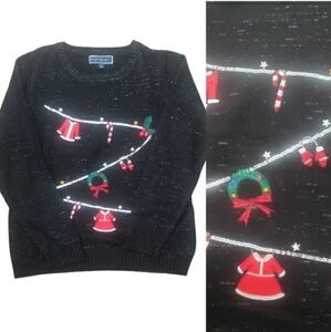 Karen Scott Holiday Sweater Womens L